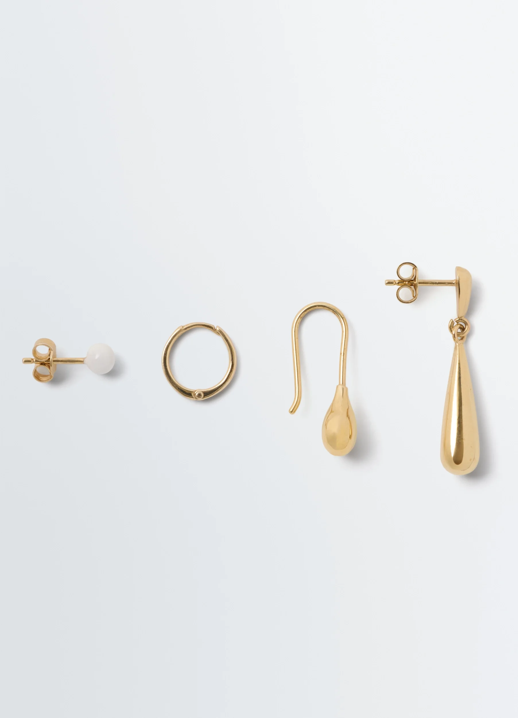 PIERCINGS SET IN GOLD PLATED SILVER - 1