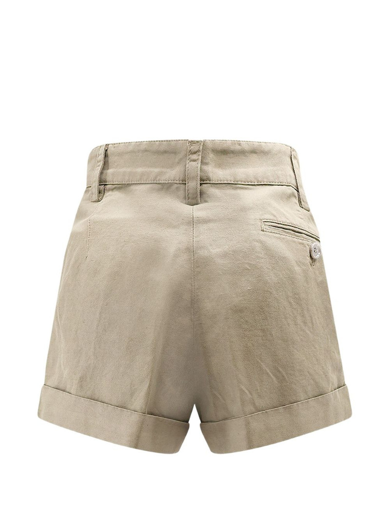 Aspesi linen gabardine shorts outlook