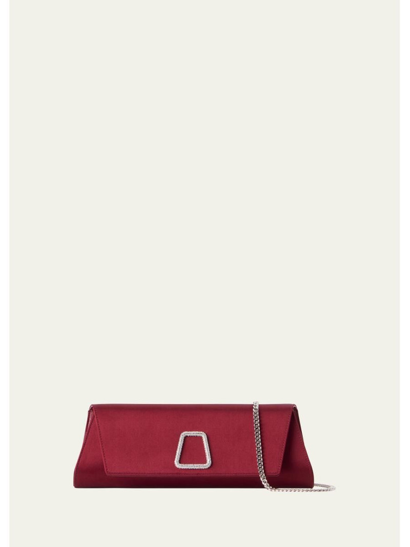 Anouk Small Satin Clutch Bag 1
