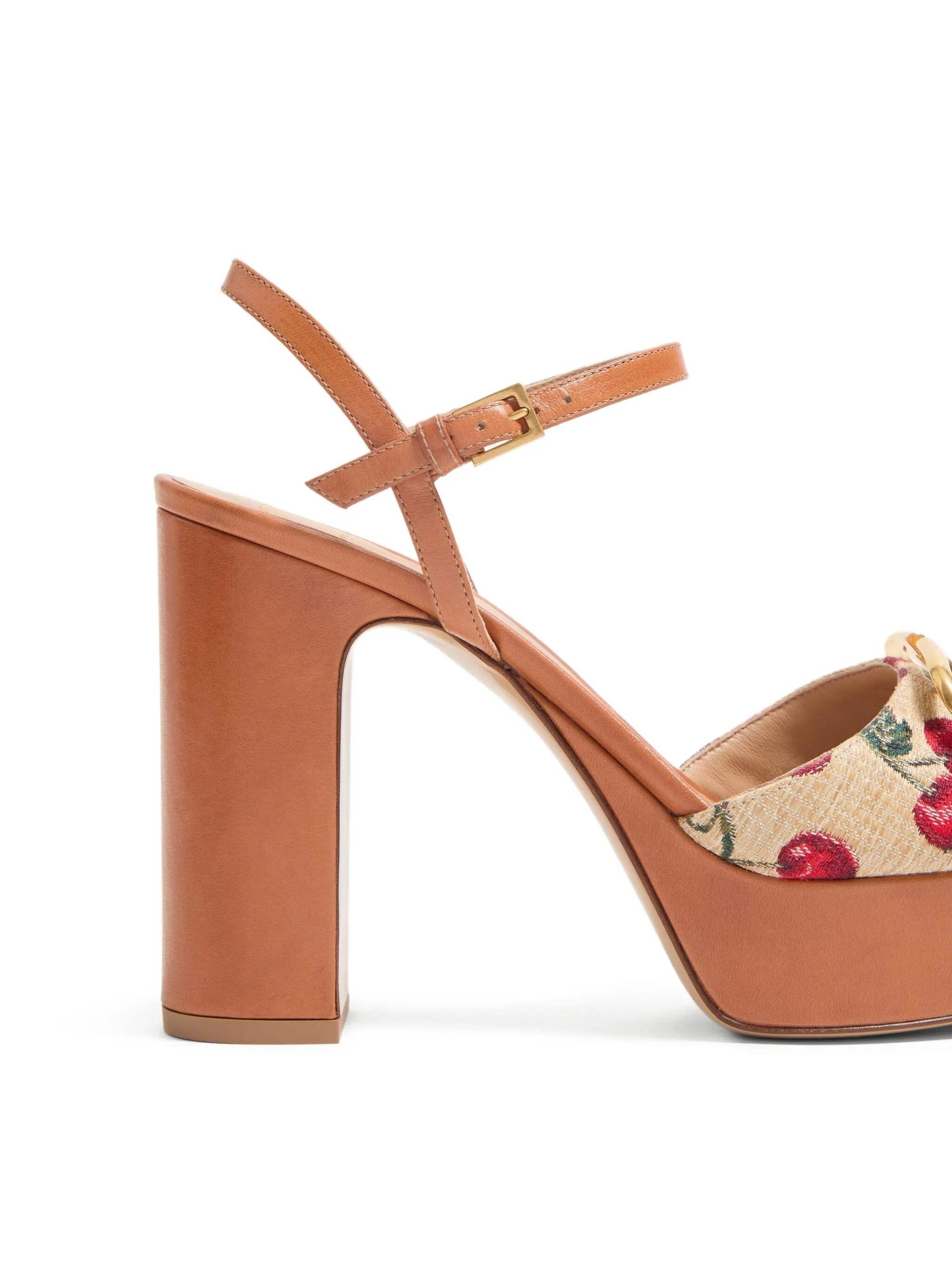 115mm VLogo Signature Cherryfic sandals - 6