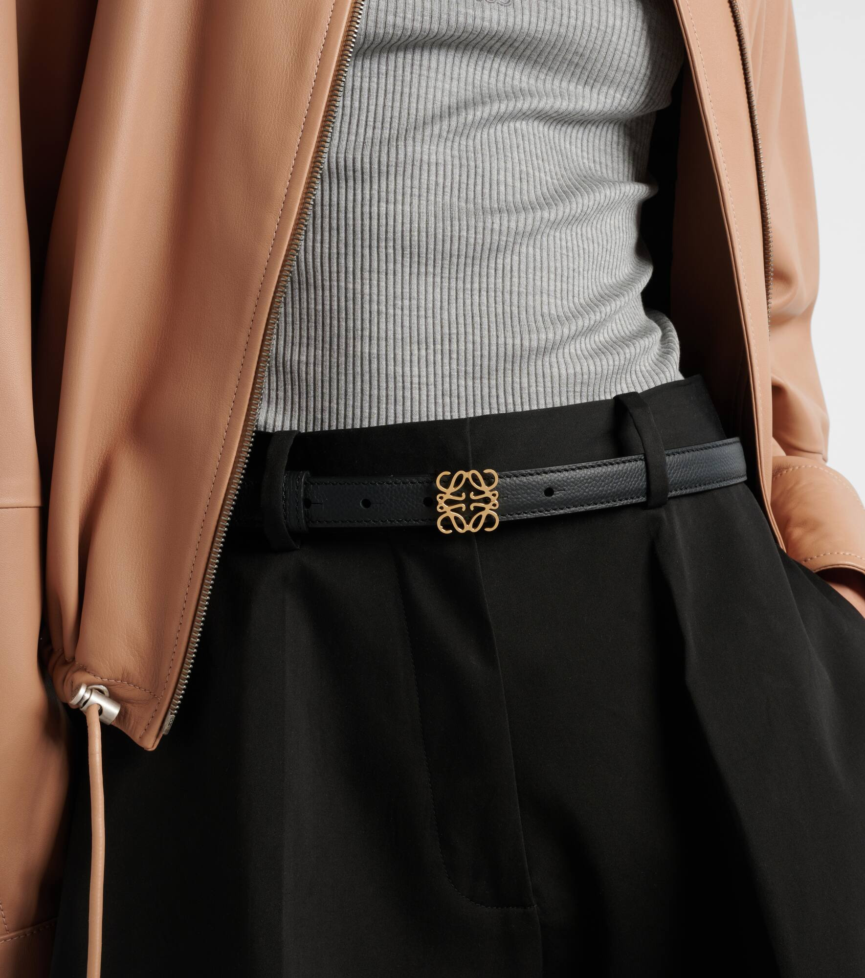 Anagram leather belt - 2