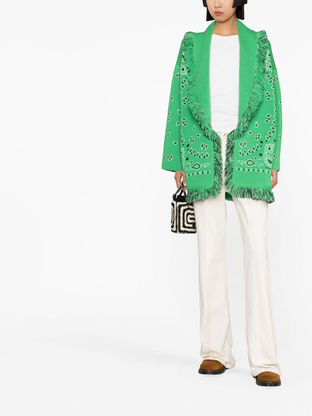 Bandana belted cardigan - 2