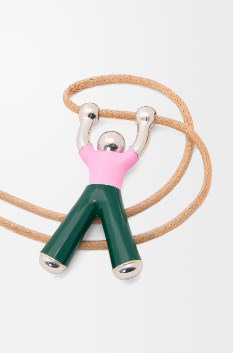 Loewe Hanging Doll necklace in sterling silver outlook