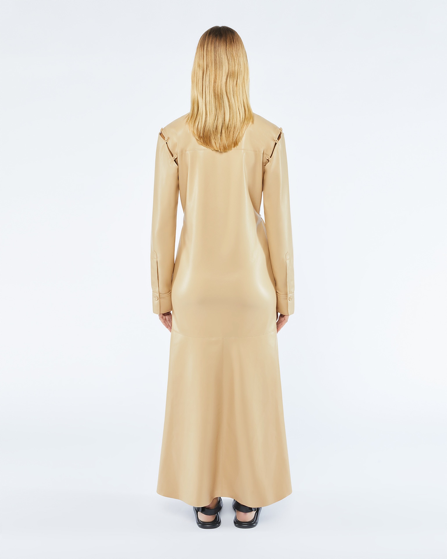 TERRA - OKOBOR™ shirt dress - Almond - 3