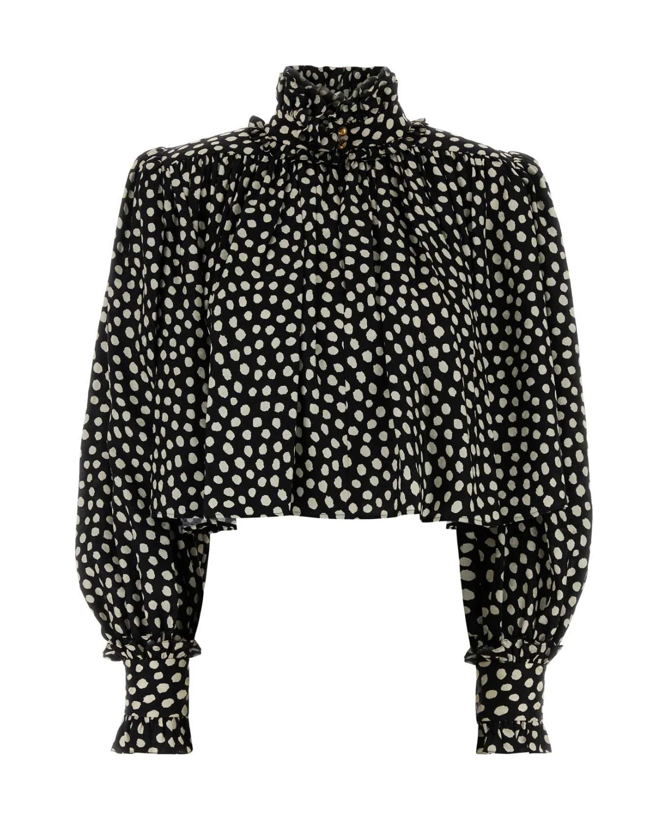 Printed Silk Top - 1