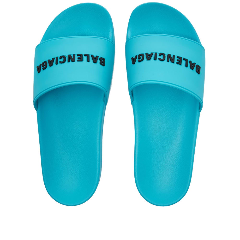 Balenciaga Rubber Logo Pool Slide - 5