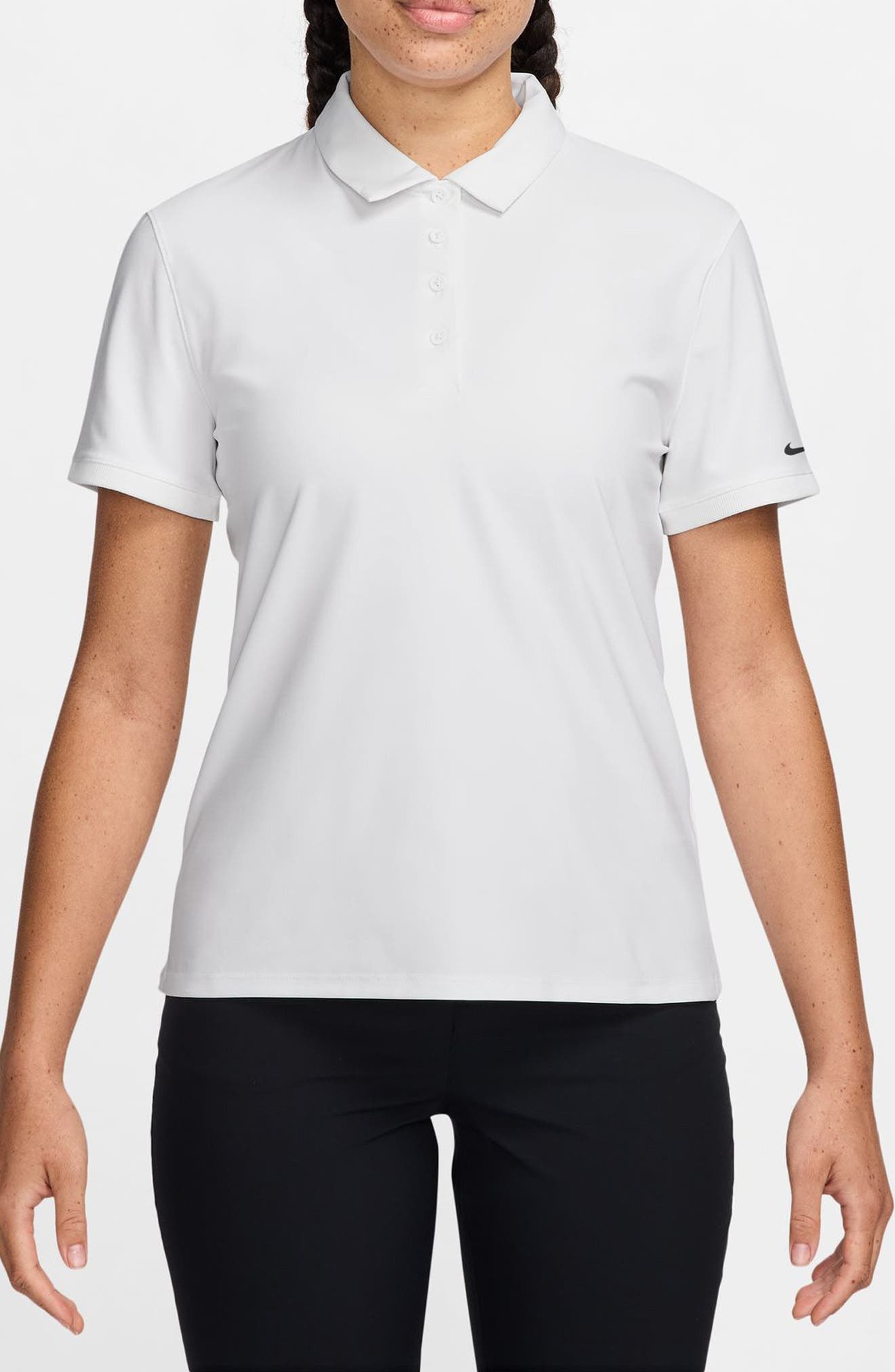 Nike Victory Dri-FIT Polo in 100 White/black at Nordstrom - 1