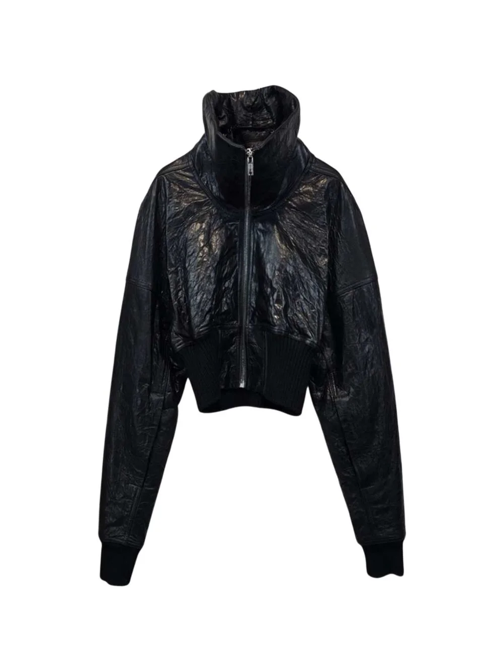 Draculight tunnel-neck cropped jacket - 1