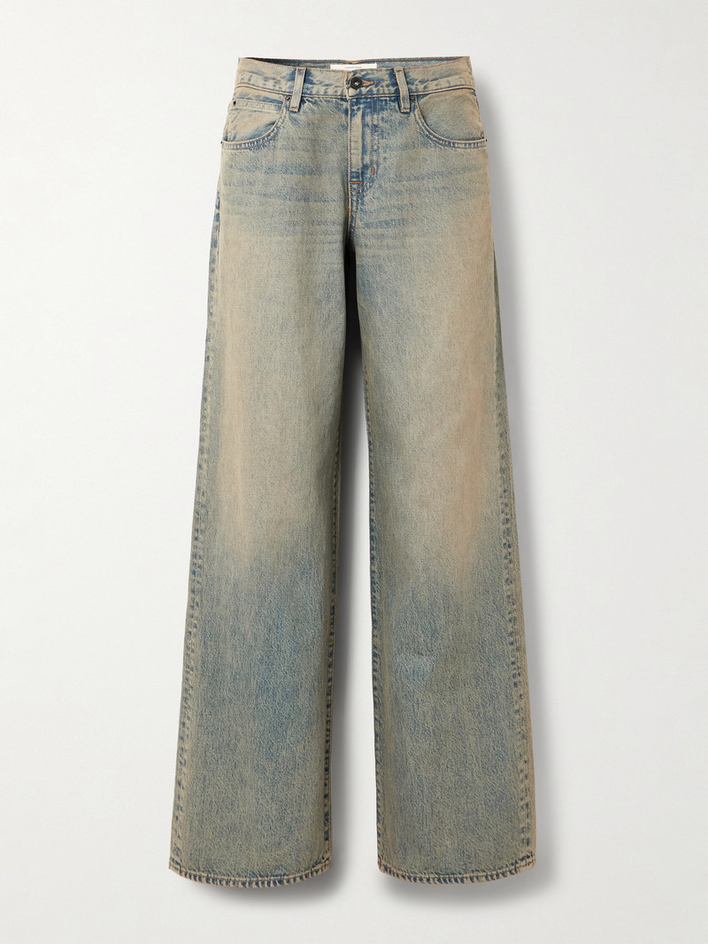 Mica Low-rise Wide-leg Jeans 1