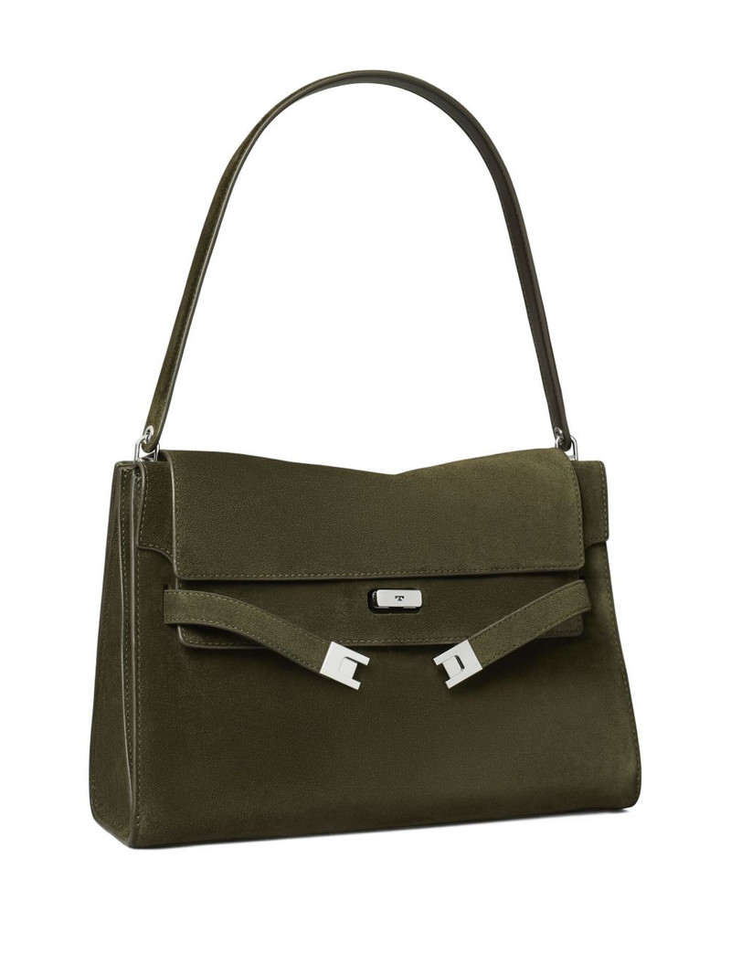 large Lee Radziwill suede shoulder bag 3