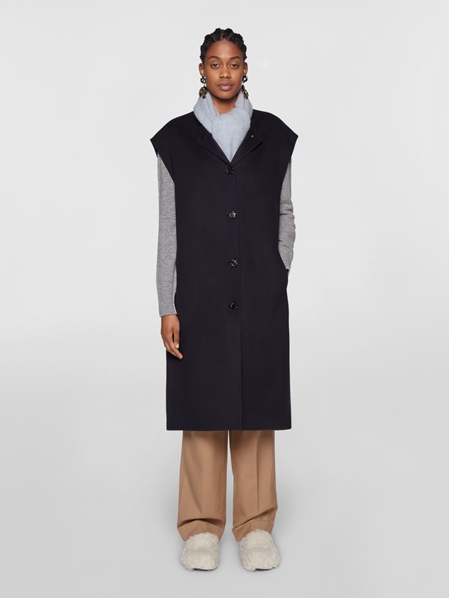 WOOL AND CASHMERE LONG VEST - 2