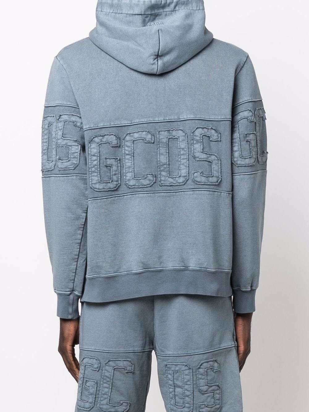 logo-embroidered hoodie - 4