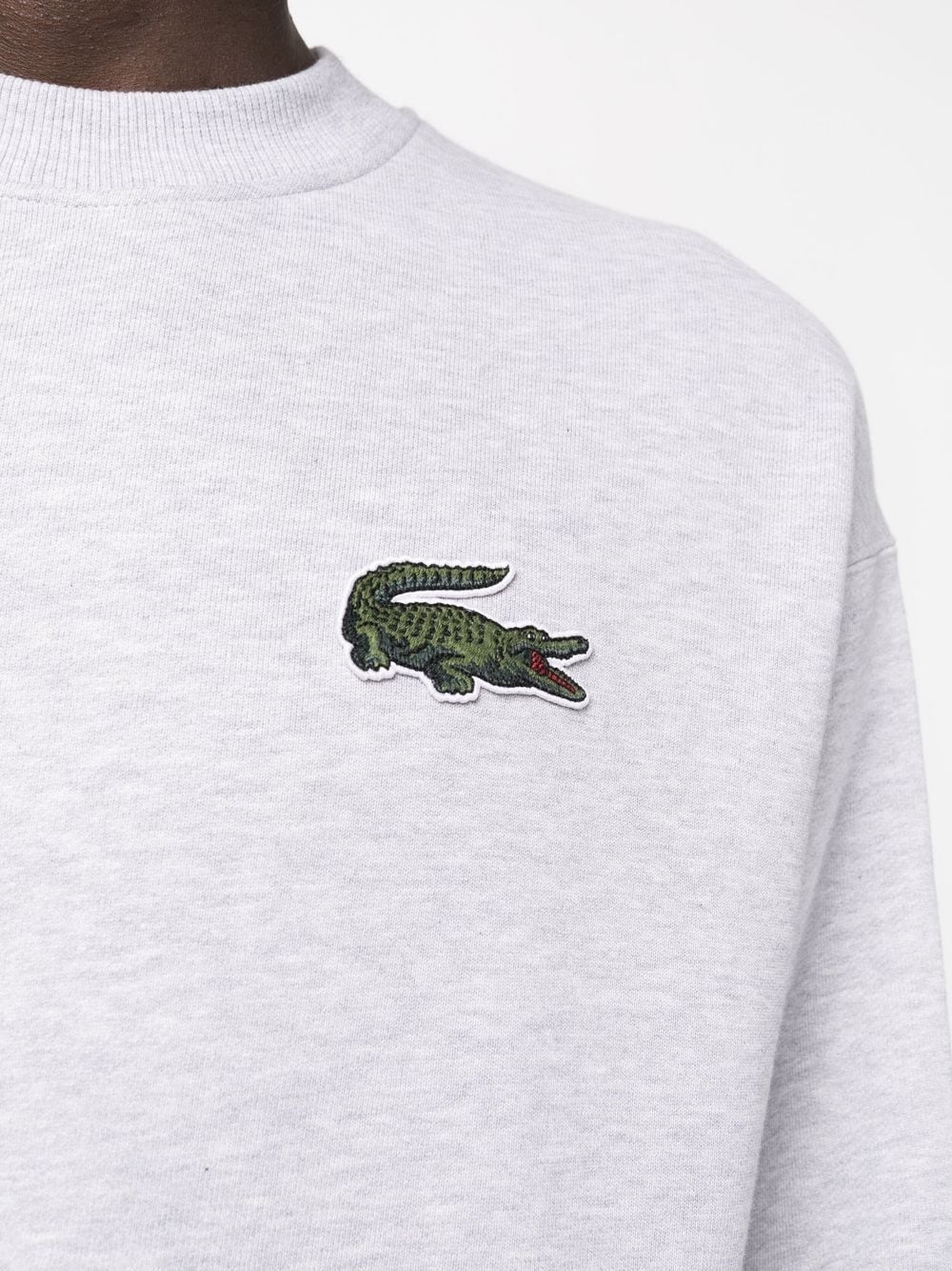 logo-patch long-sleeve sweatshirt - 6