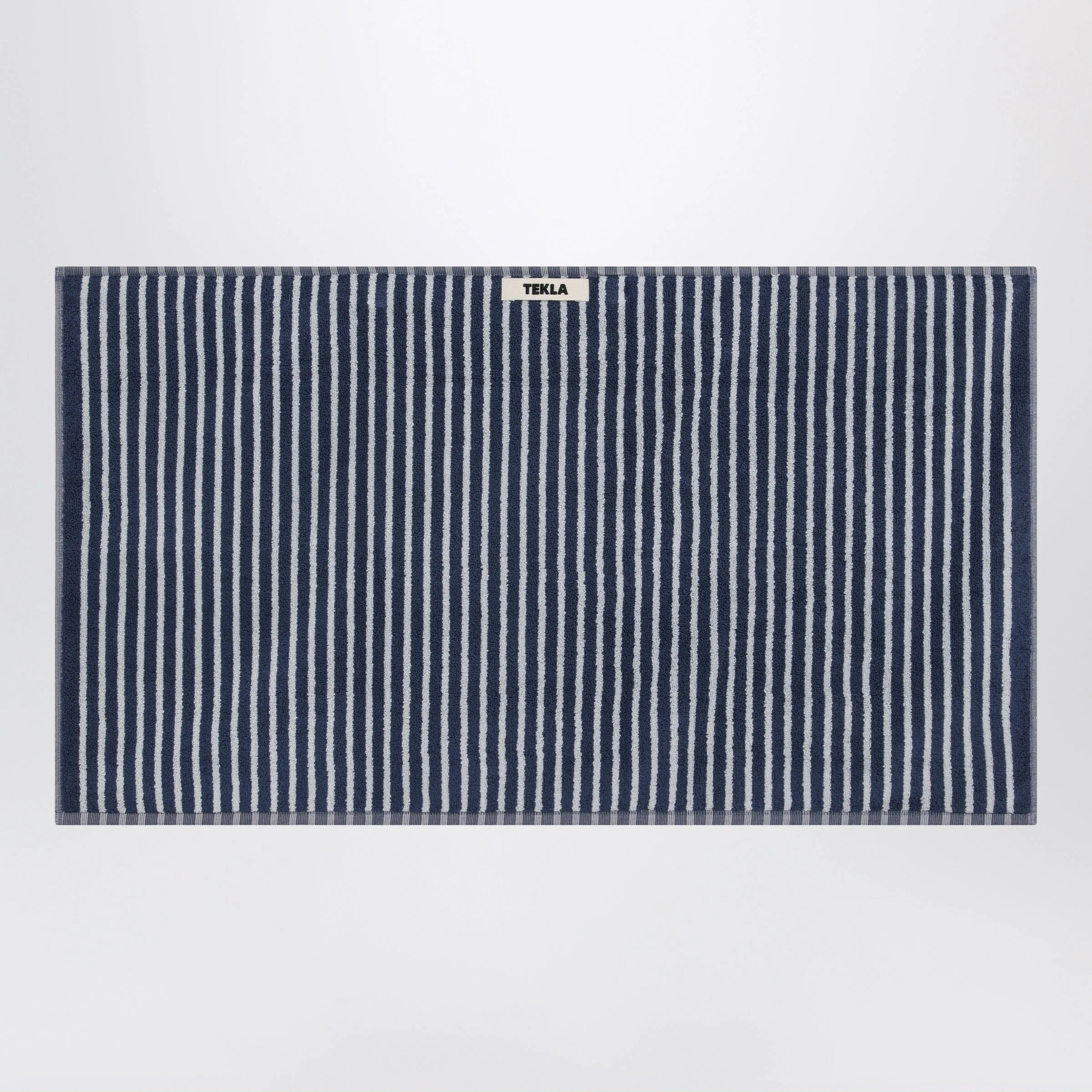 Blue striped beach towel 50x90 - 1