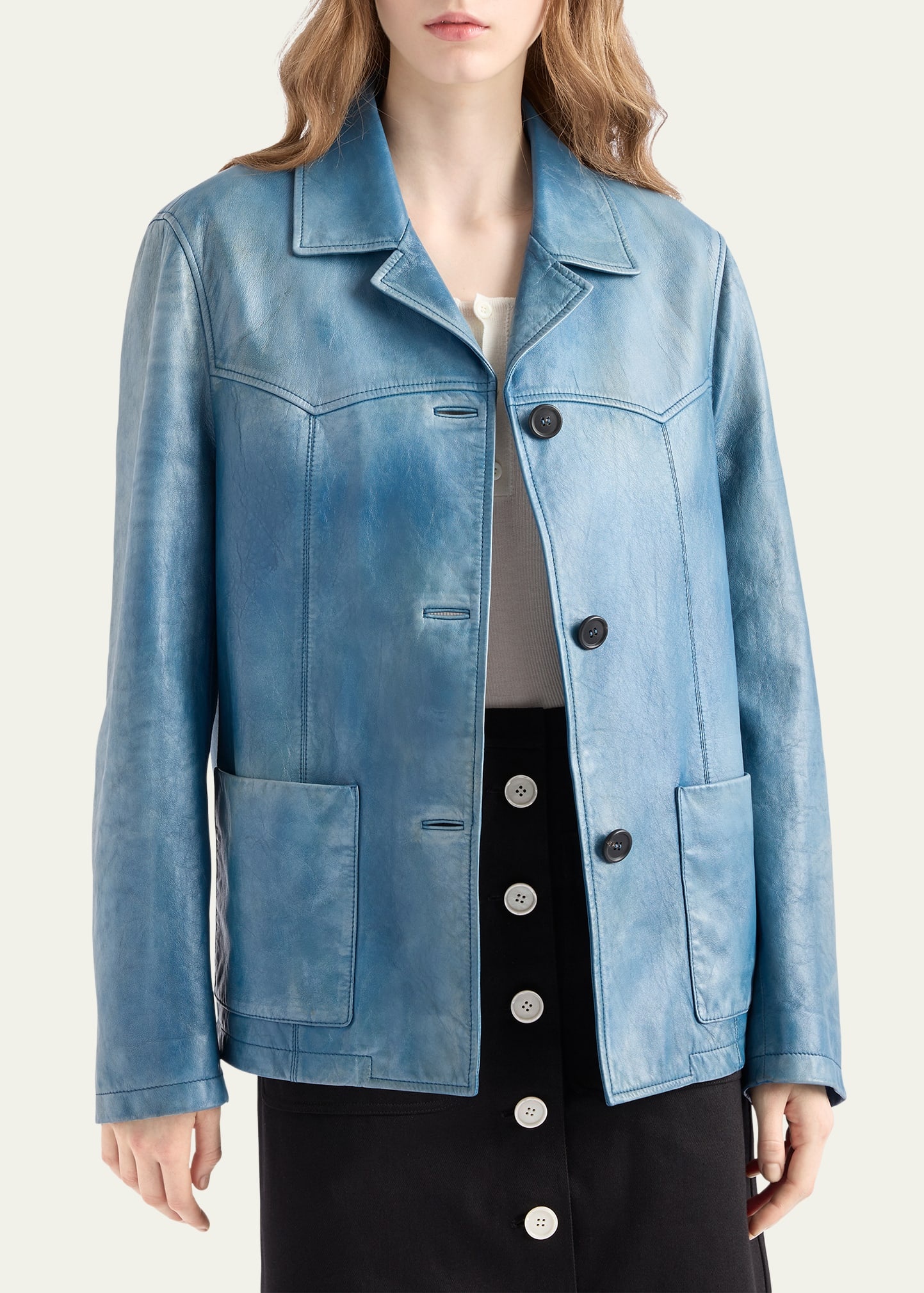 Napa Leather Jacket - 4
