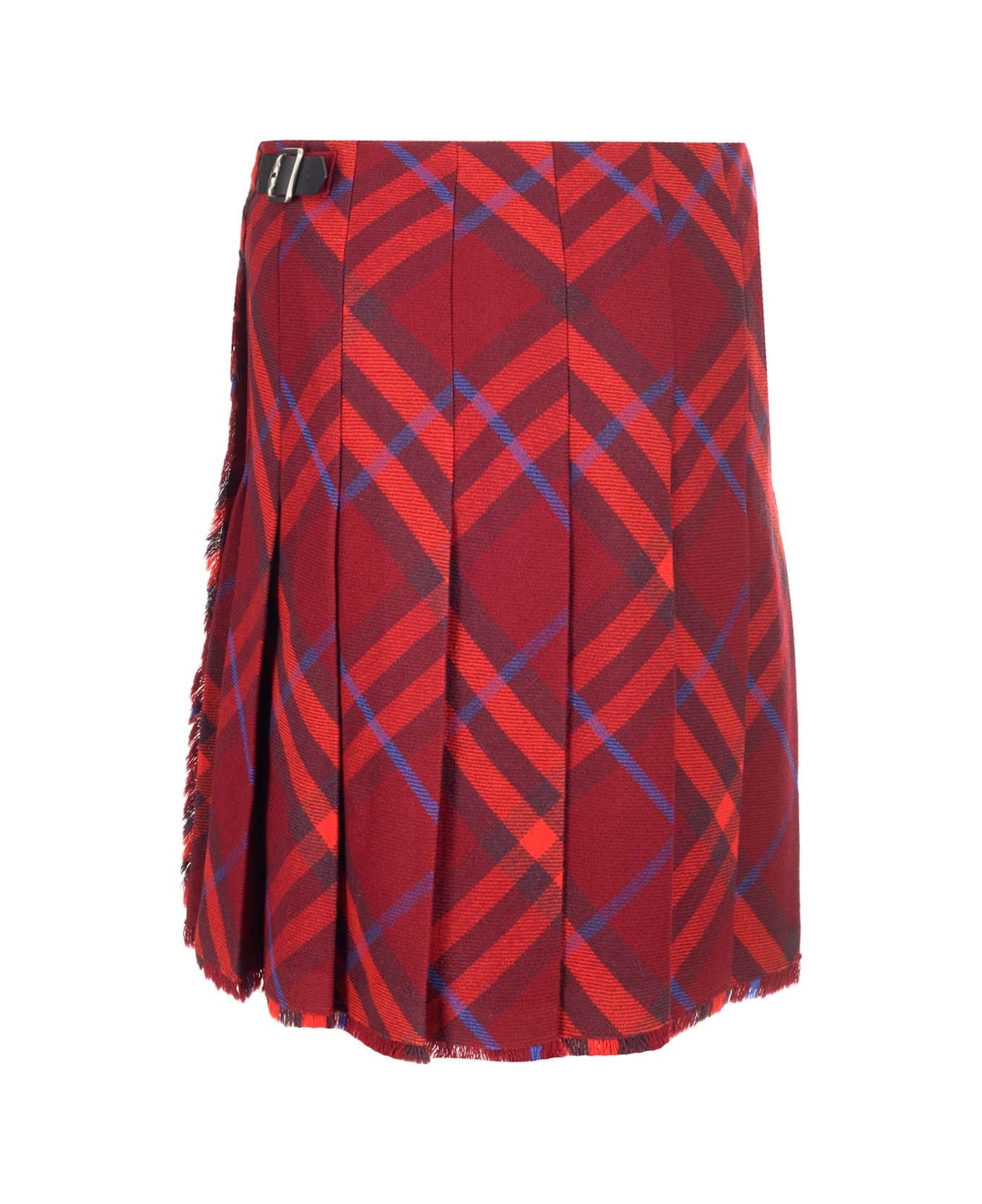 Check Pattern Wool Kilt - 2