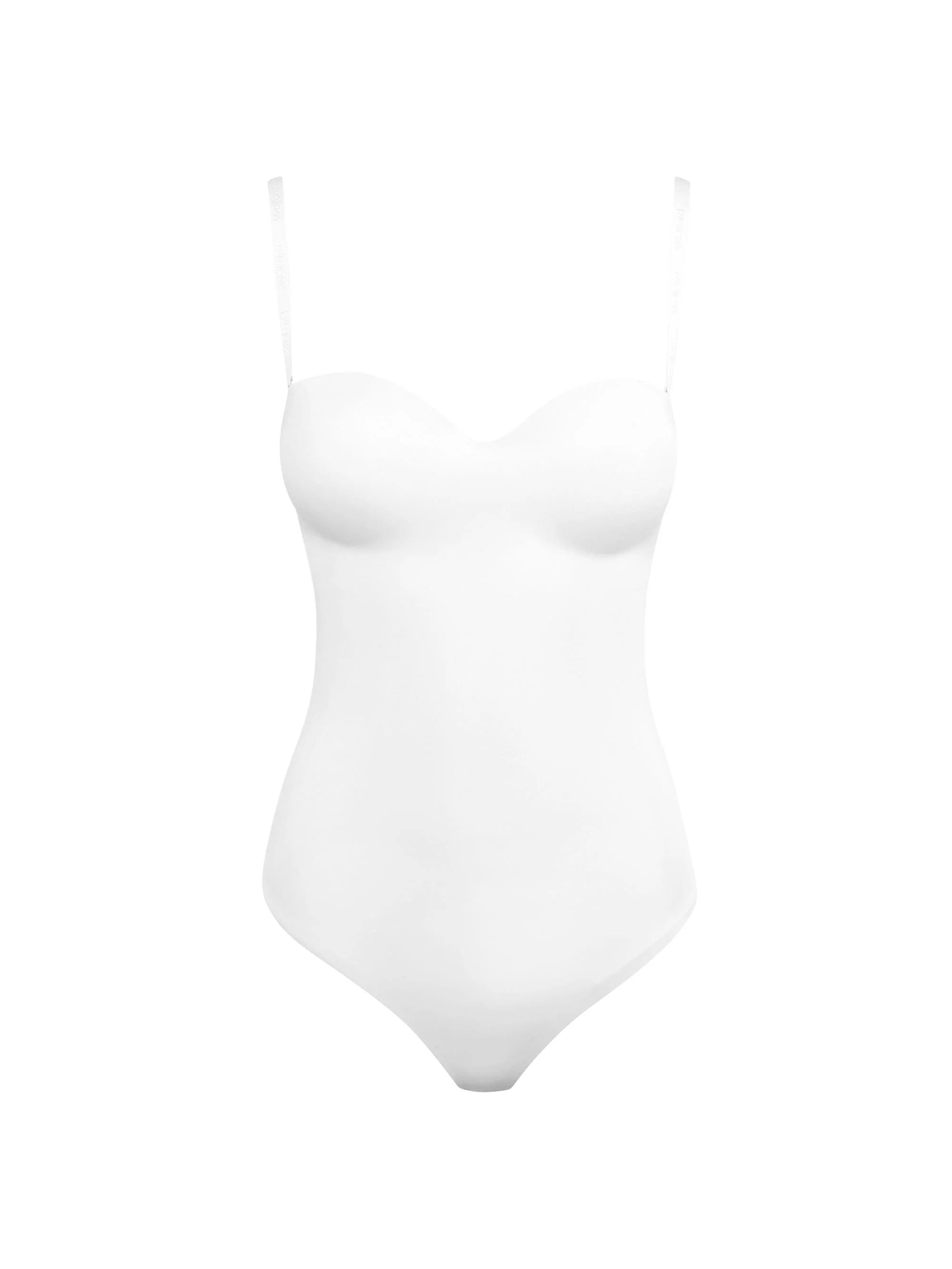 Women's Mat de Luxe Thong Bodysuit - White - 1