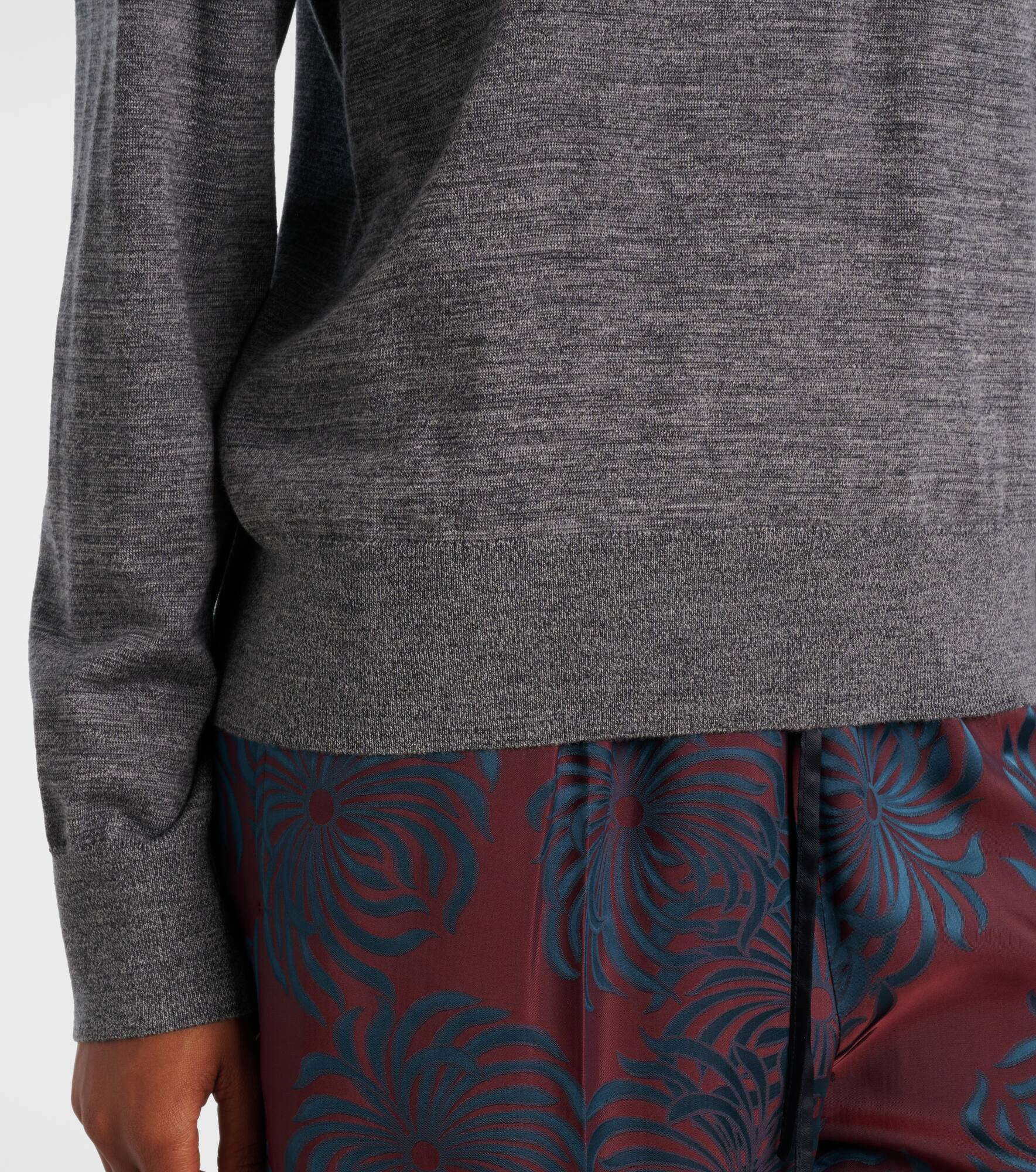 Wool polo sweater - 5
