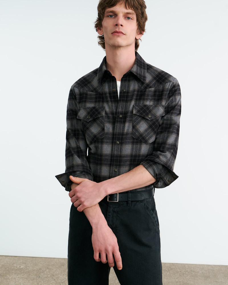 NILI LOTAN TRAVIS BUTTON UP SHIRT outlook