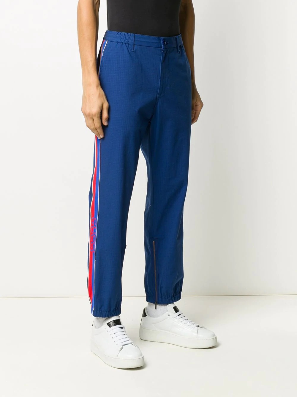 logo trim trousers - 3