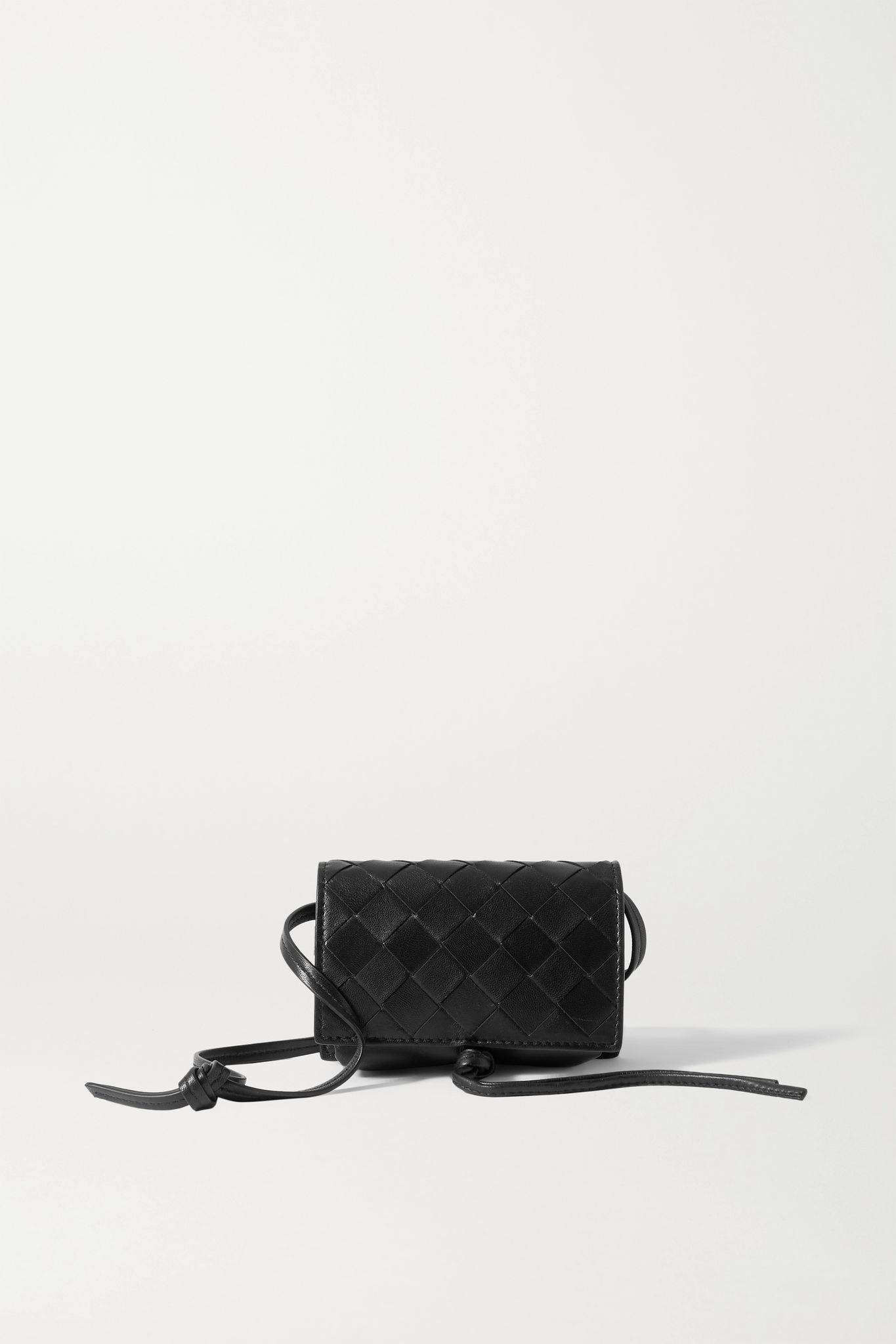 Mini intrecciato leather shoulder bag - 1