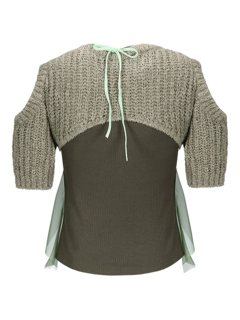 Andersson Bell ruffled knit top outlook
