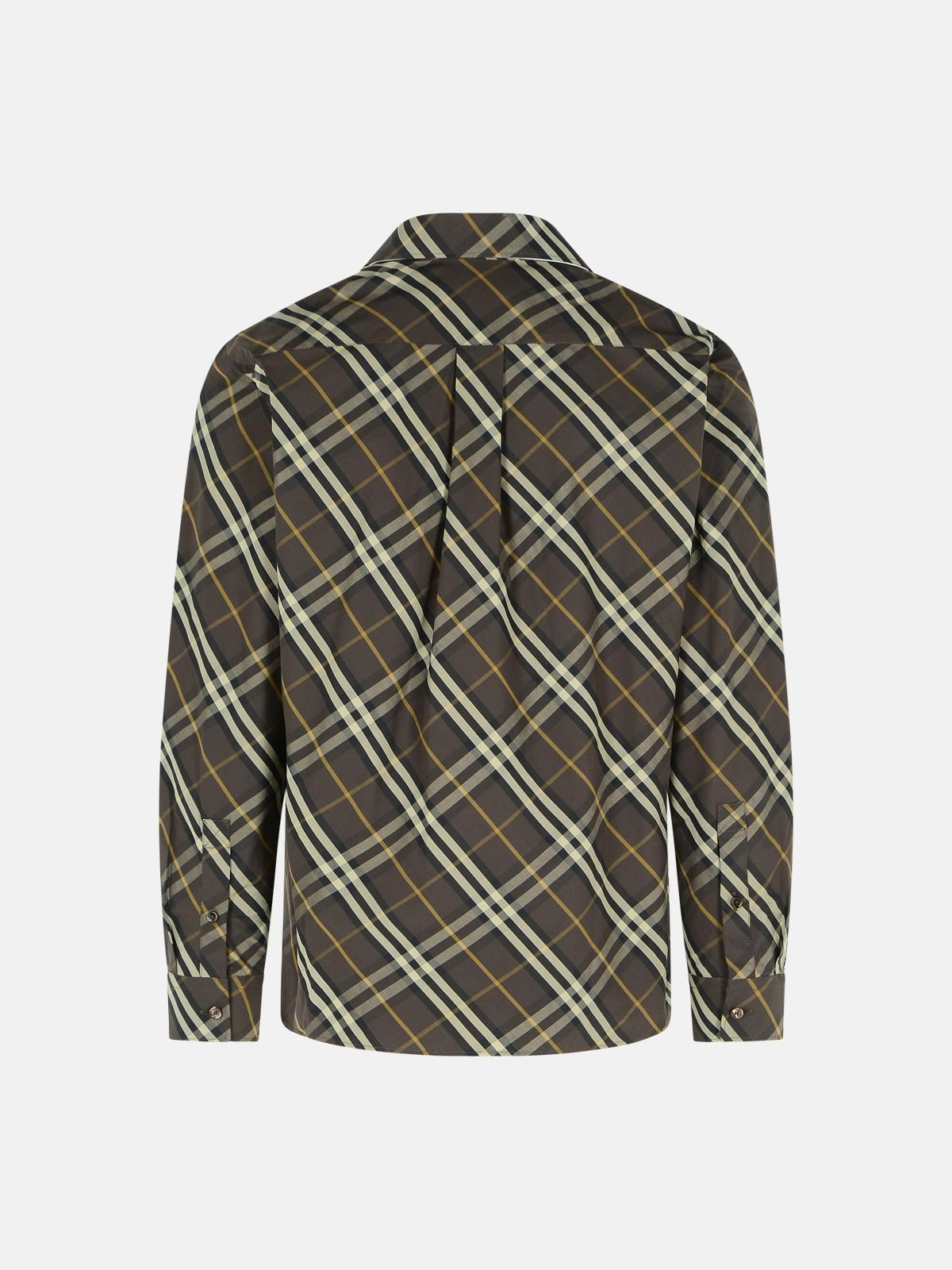 BROWN COTTON SHIRT - 3