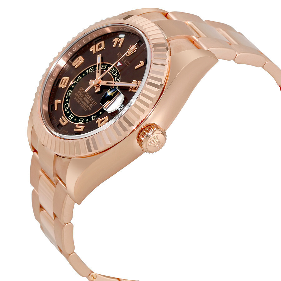 Pre-owned Rolex Sky Dweller GMT Automatic Chocolate Dial Men's Watch 326935CHAO - 2