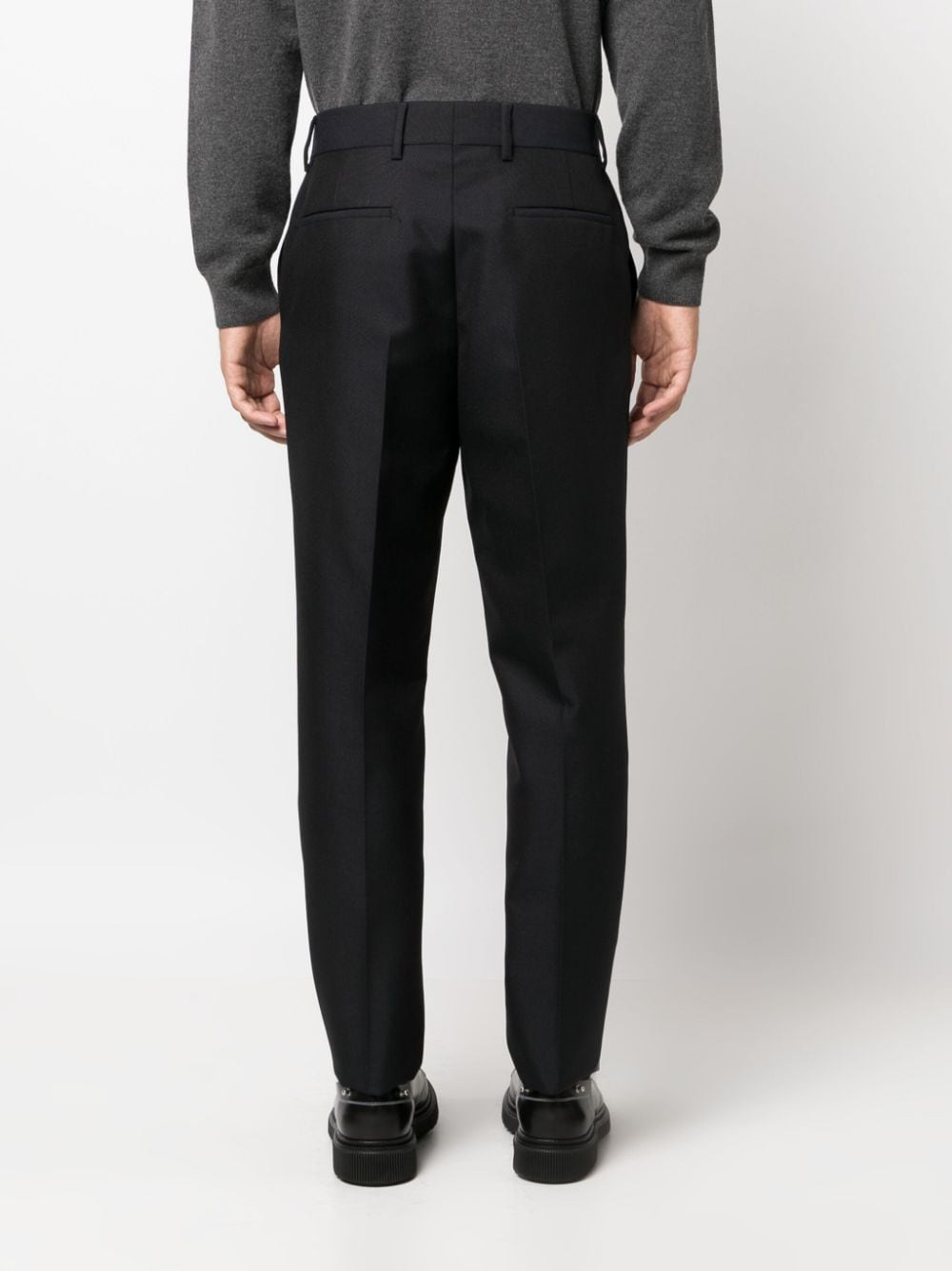 Prada Men Mid-Rise Tailored Trousers - 5