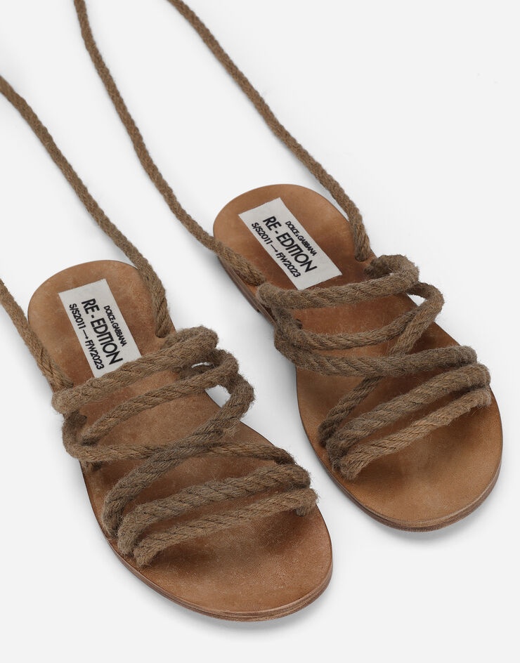 Cord sandals - 4