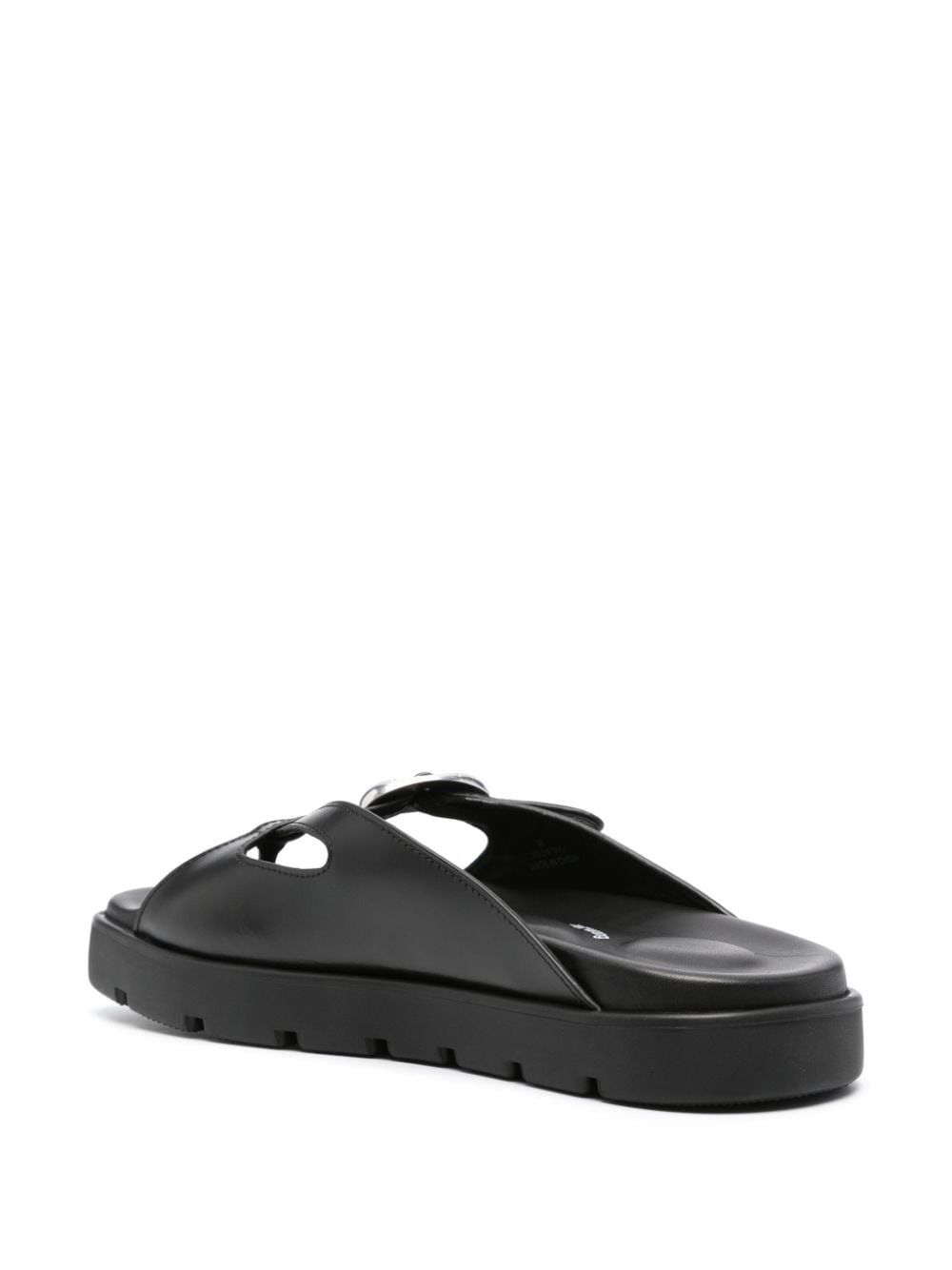 Dome logo-buckle sandals - 3