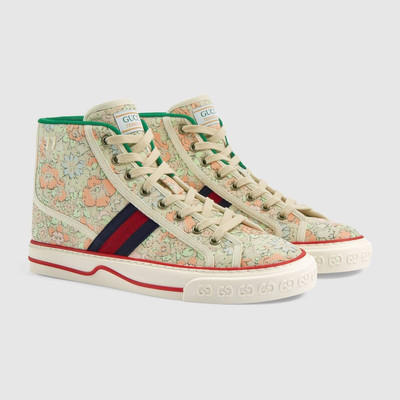 GUCCI Women's Gucci Tennis 1977 Liberty London high top sneaker outlook