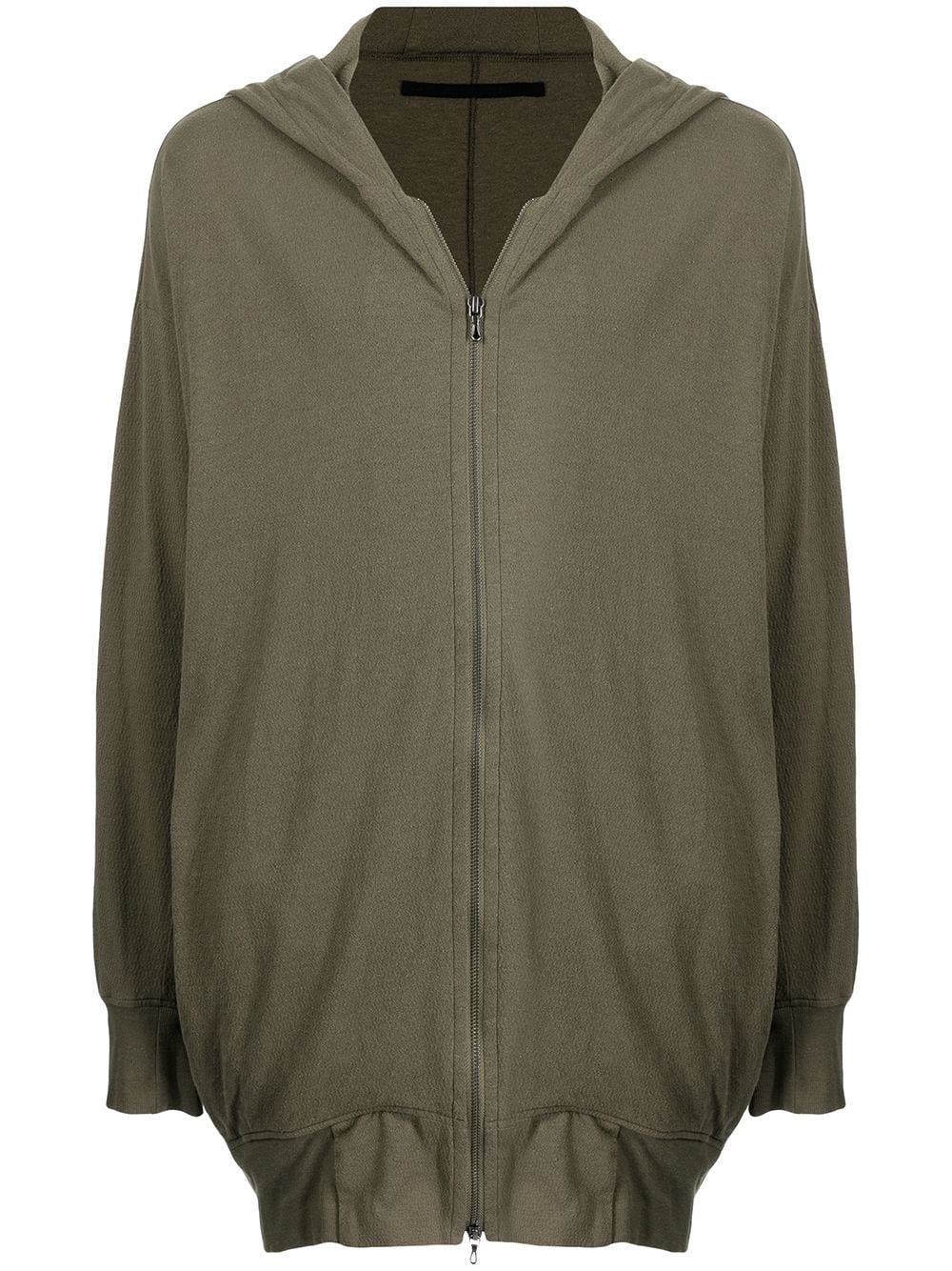 Twisted zipped hoodie - 1