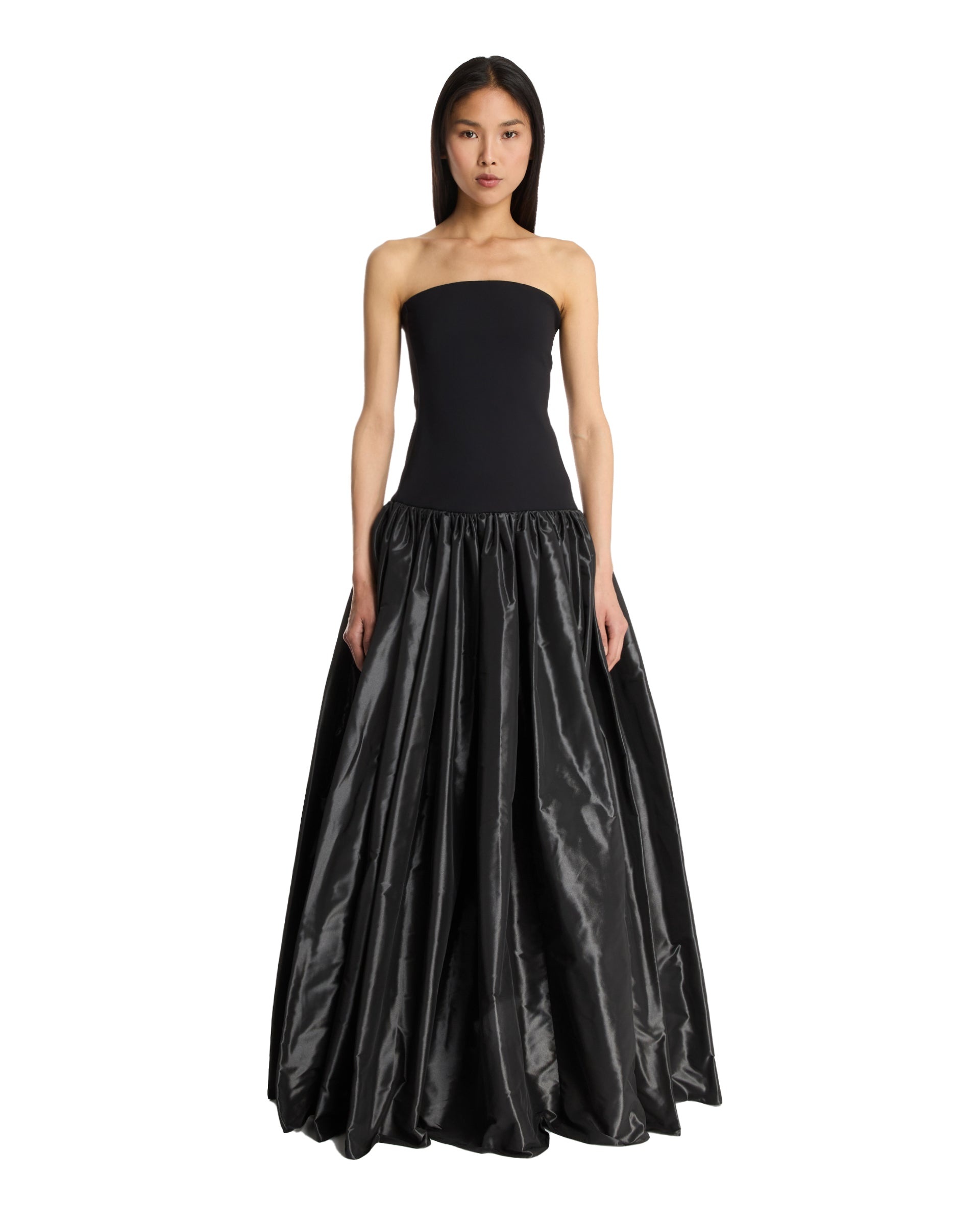 Black Princess Bustier Dress - 1