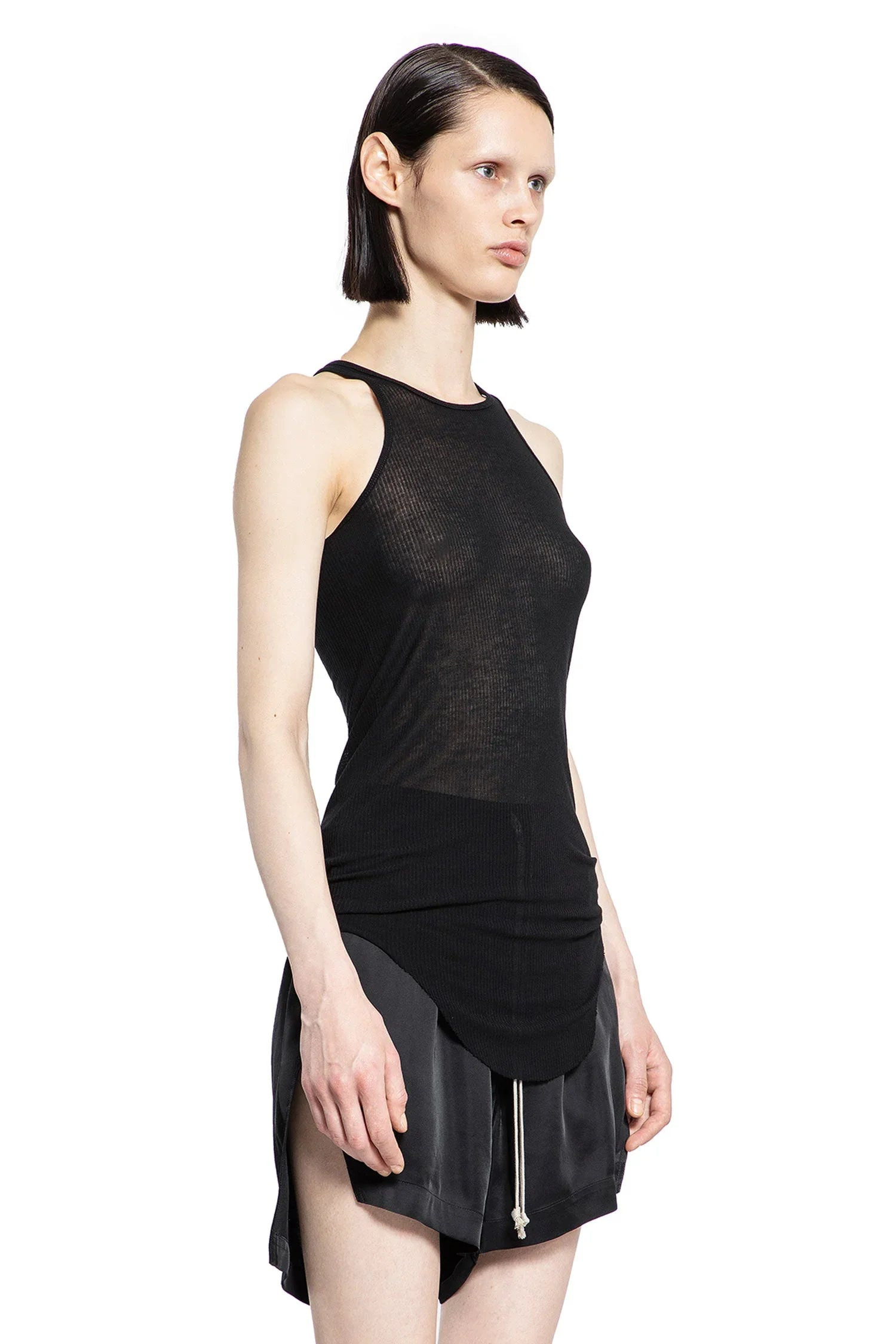 Basic-Rib-Tank-In-Viscose-Silk-Rib-Jersey - 2