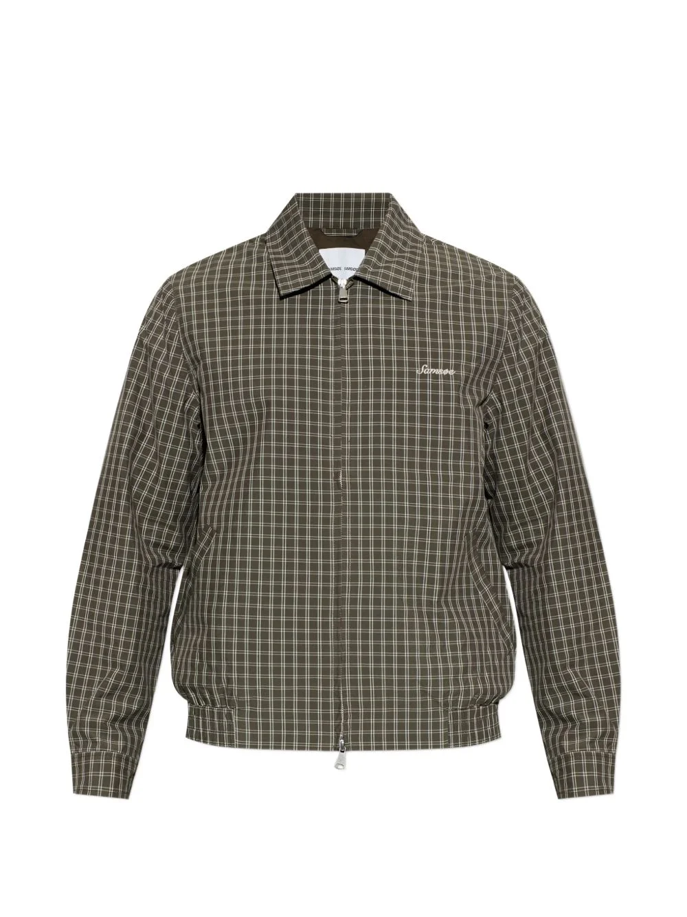 Sabeck plaid-pattern zip-fastening jacket - 1
