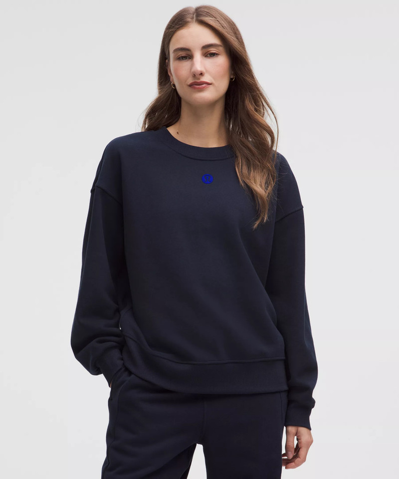 Perfectly Oversized Fleece Crew *Logo 1