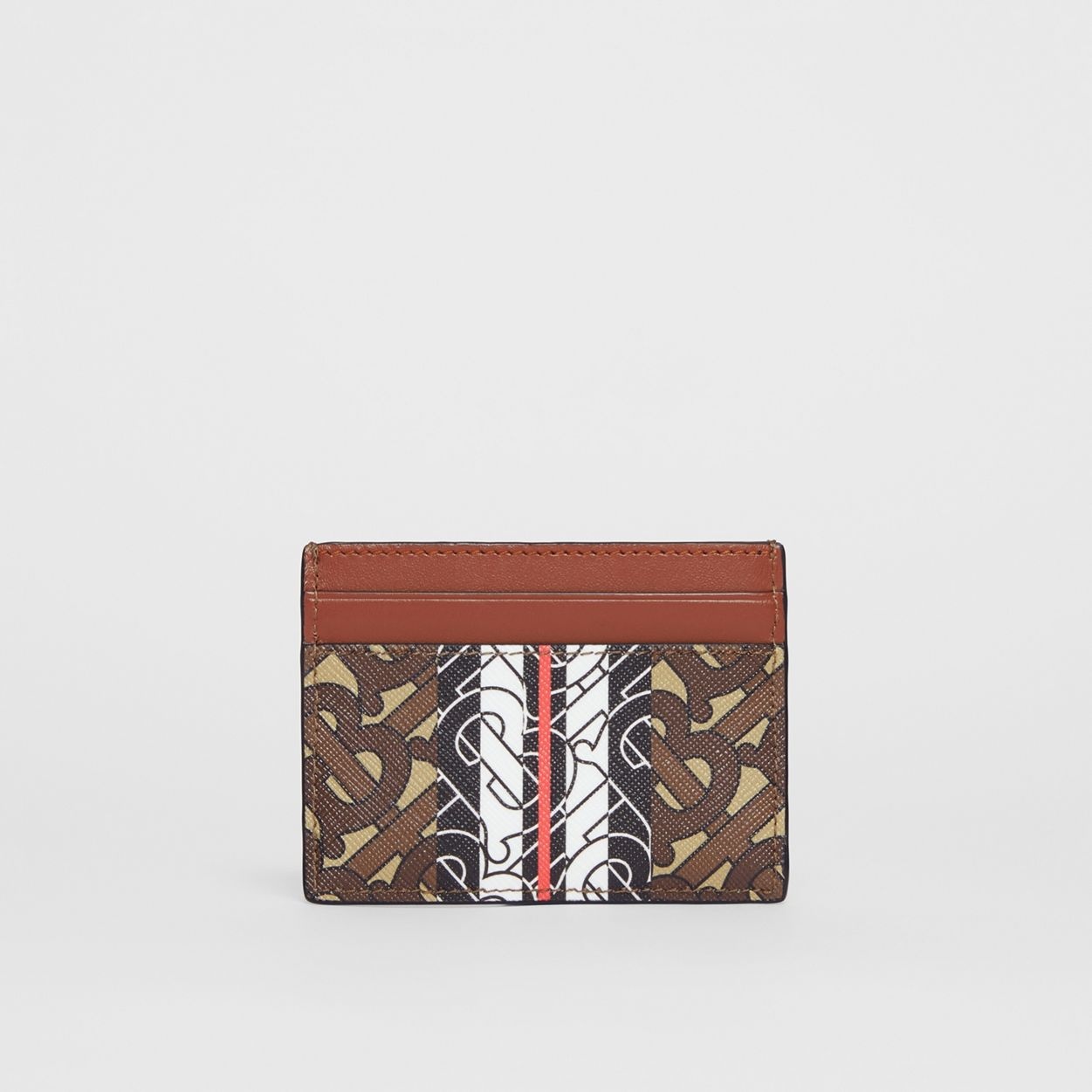 Monogram Stripe Print Card Case - 5