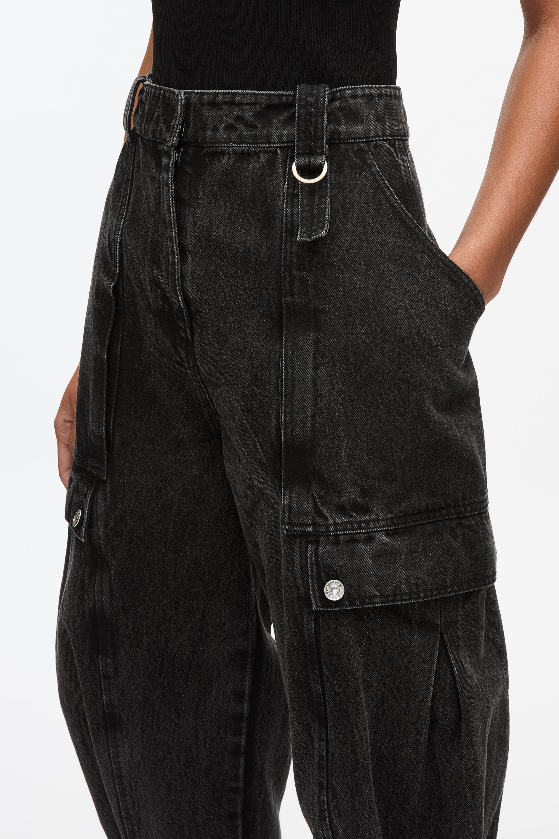 Denim Cargo Jean - 5