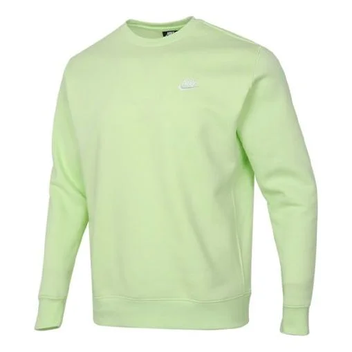 Nike Sportswear Club Fleece Stay Warm Sports Pullover Round Neck Green BV2663-383 - 1