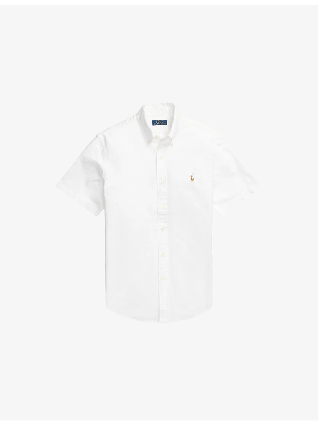 Logo-Embroidered Custom-Fit Cotton Oxford Shirt - 1