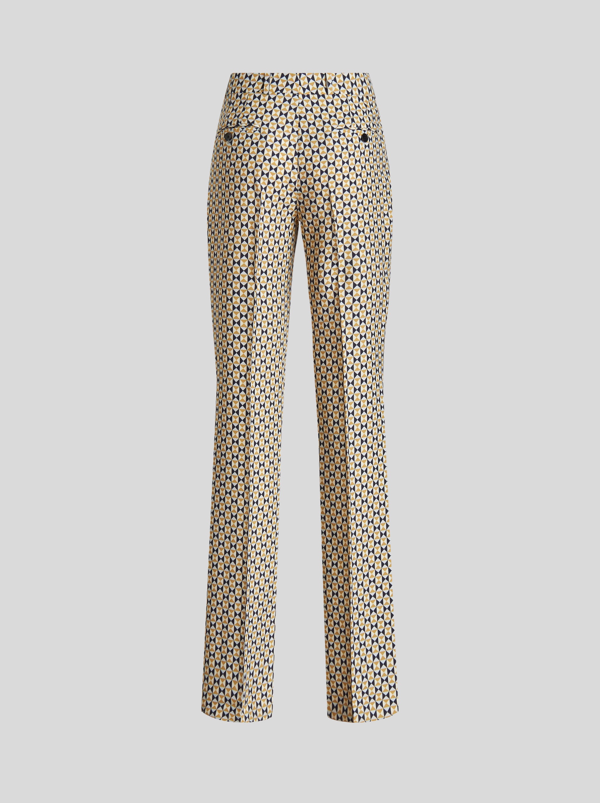 TAILORED TROUSERS WITH GEOMETRIC PATTERNS - 6