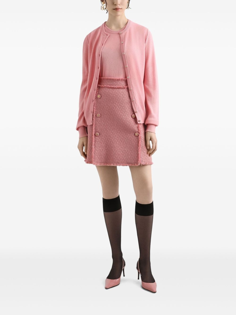 button-down cardigan - 2
