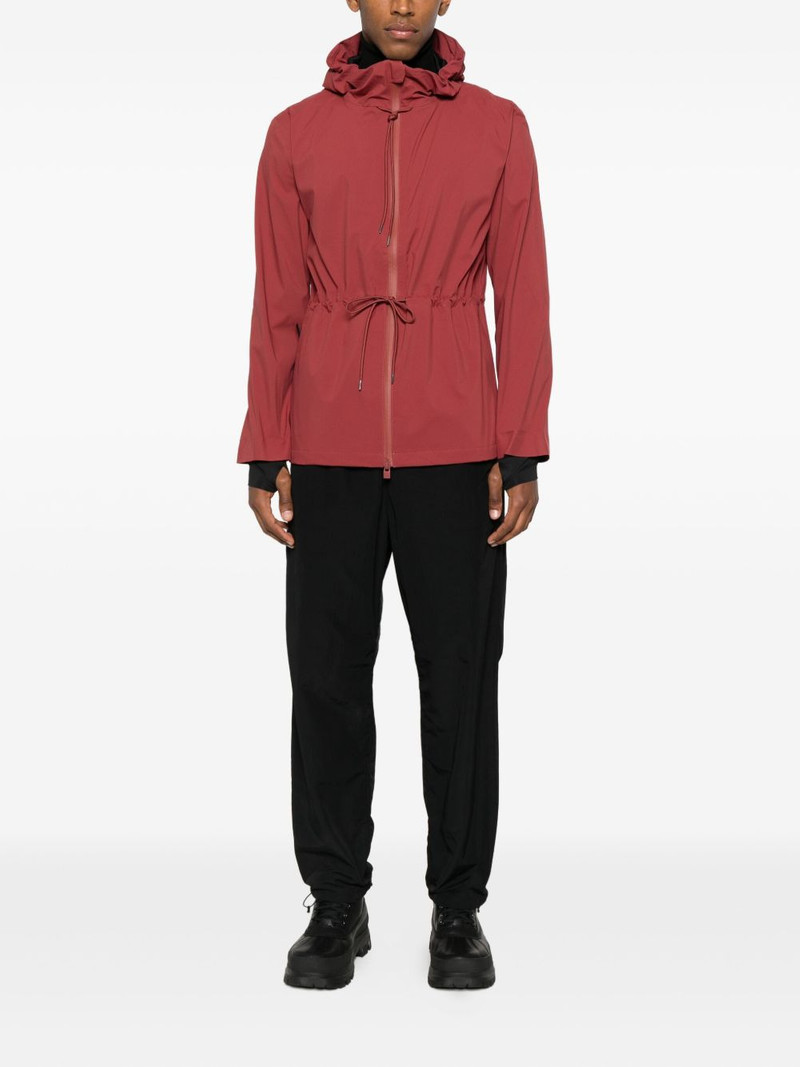 RAINS zip-fastening coat outlook