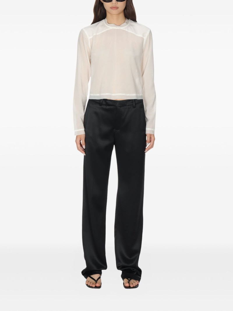 The . Garment Sage long-sleeve blouse outlook