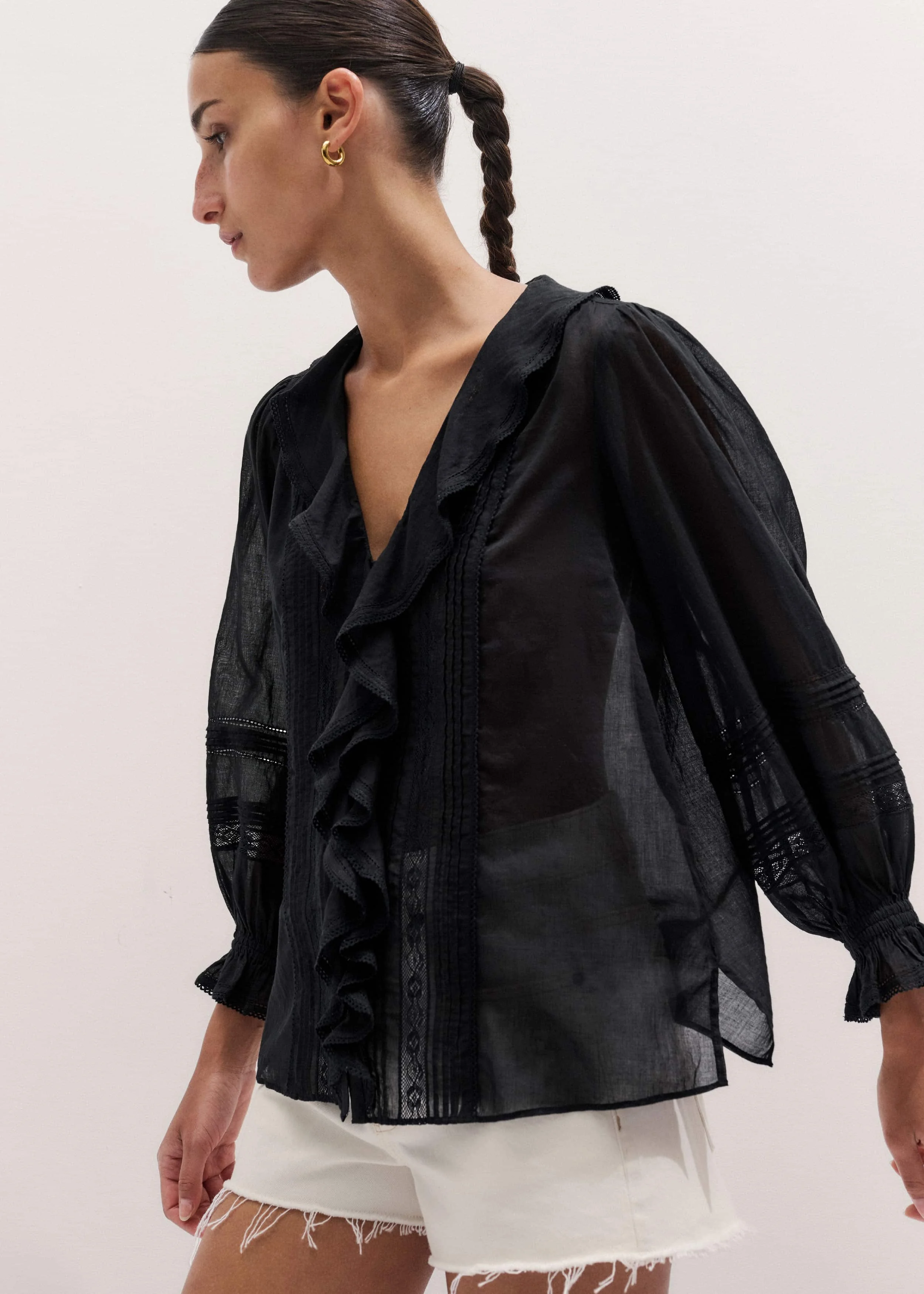 Ruffle Blouse - 1
