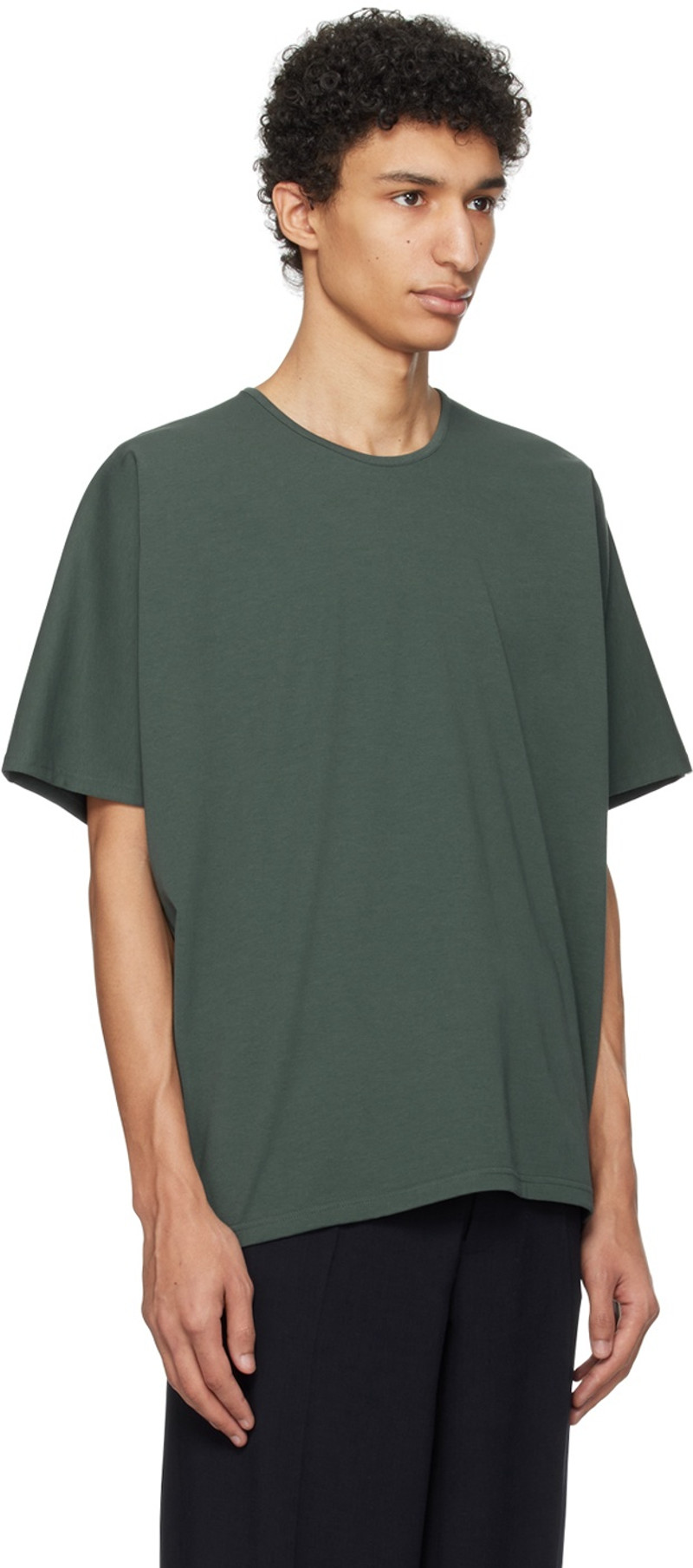 RAINMAKER KYOTO Green Crewneck T-Shirt outlook