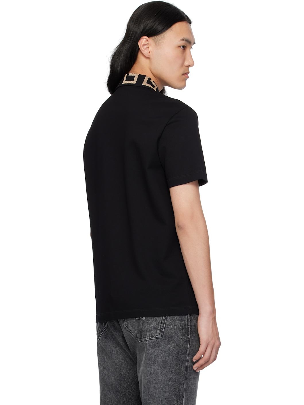 Black Greca Polo - 3