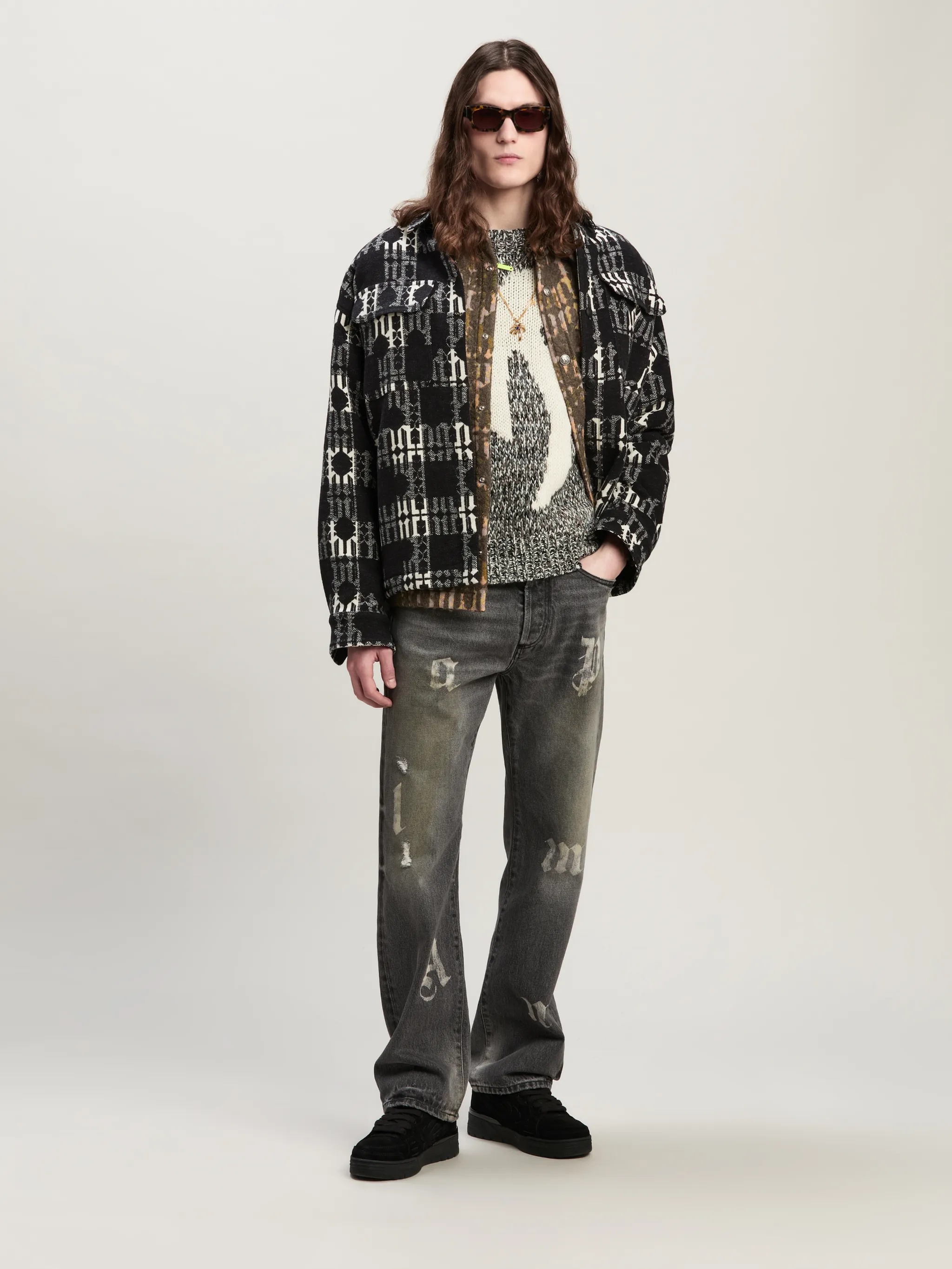 Logo Letters Jeans Loose Fit - 2