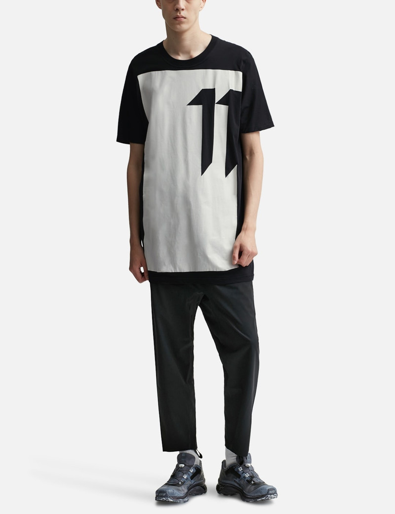 11 by Boris Bidjan Saberi TS5 F1101 BLOCK PRINT SHORT SLEEVE T-SHIRT outlook